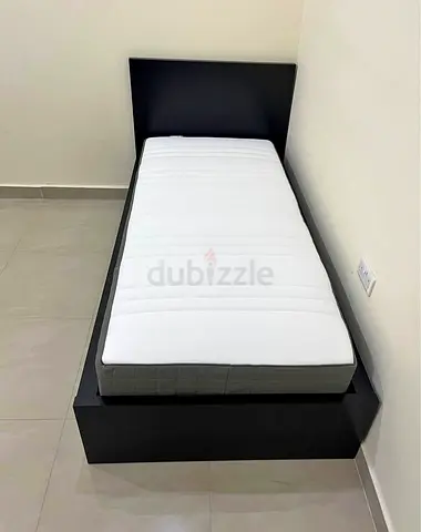 Ikea malam single bed (90*200)with 2 storage drawers underneath and an IKEA mattress