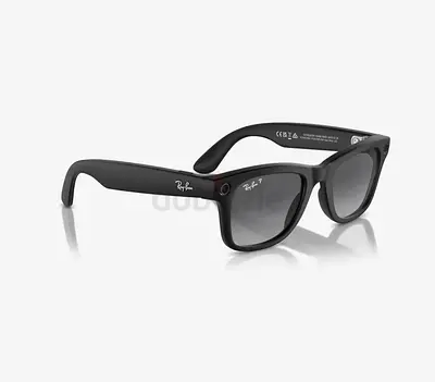 Ray-Ban Meta Gan 1 Wayfarer Polarized Sunglasses - Matte Black