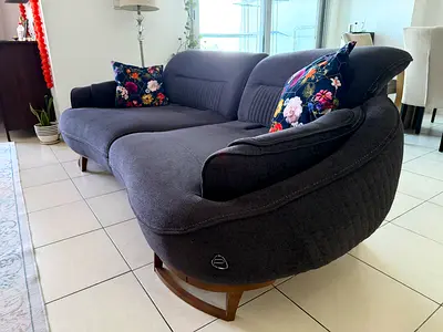 Pianno Mobilya Designer Sofa Set | Imported Turkish Brand | 3 Seater + 2 Armchairs + Pillows