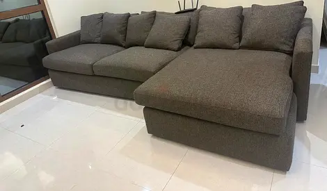 Amazing condition cratebarrel lshape sofa