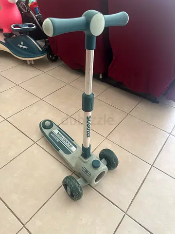 Kids 3-Wheel Scooter - Light Blue, Good Condition