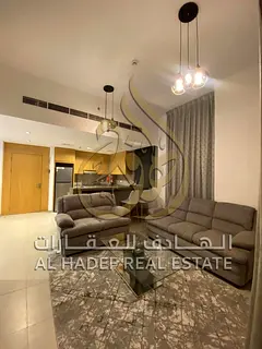 Furnished 1 master bedroom apartment in Al Mamsha with balcony and full facilities