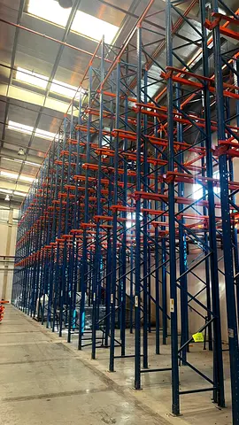 Used Heavy-Duty Drive-In Pallet Racking System for Sale