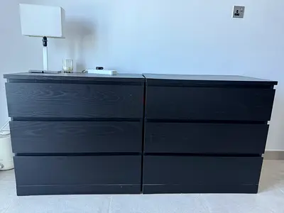 Black IKEA Drawers