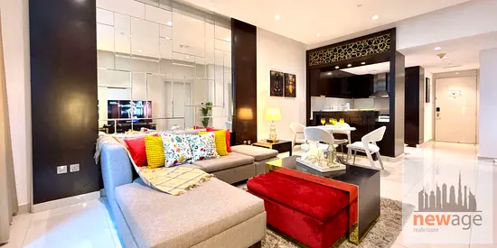12 Payments Option | Furnished 1BR | Multiple Balconies | Mid–High Floor | Downtown Views | Upper Crest
