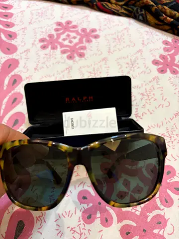 Ralph Lauren tortoiseshell oversized womens sunglasses with case