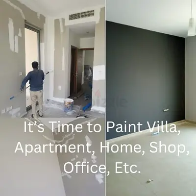 Painting Services Company in Dubai Home, Villa, Appartment, Studio, Offices, Shops Paint Services