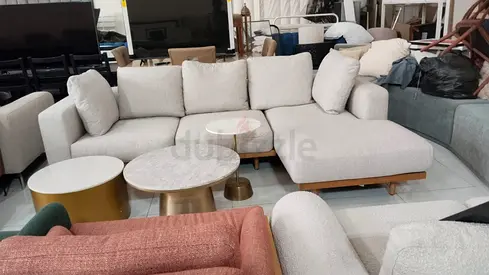 Excellent condition West elm Newport L shape sofa