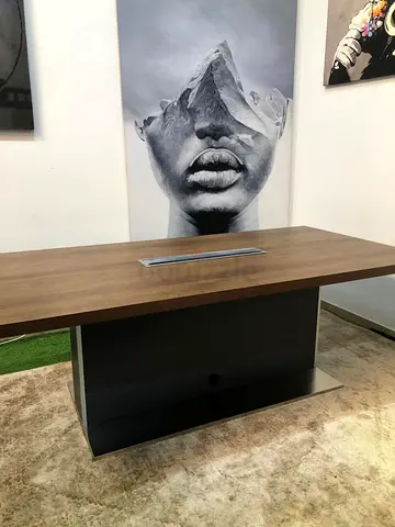 T-shape rectangular meeting table