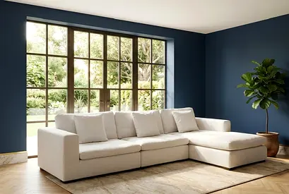 Great condition marina homes feather 🪶 filled lshape sofa