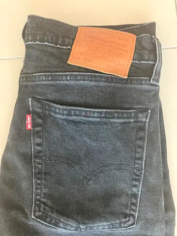Levis 510 Skinny Fit Jeans, Washed Black, Size W30 L32 Authentic Levis 510 in washed black, the cl