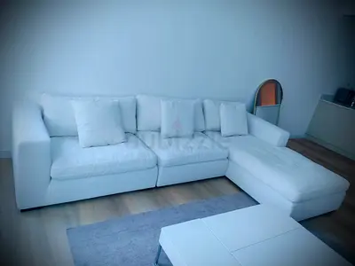 White color marina home lshape sofa