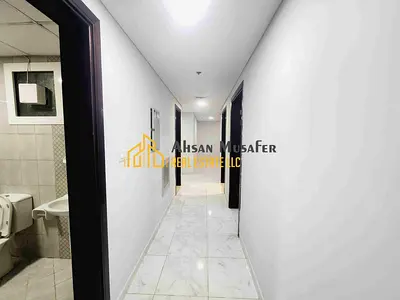 //BRAND NEW BUILDING+ONE MONTH FREE+PARKING FREE +6CHQS// EASY EXIT TO DUBAI NEAR RTA BUS STOP LAST UNIT 2BHK WITH 2WASHROOM