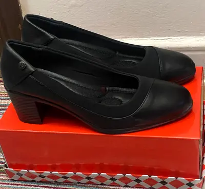 Black Short Heels  Elegant Ladies Shoes