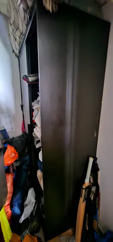 Cheap price: large black wardrobe / armoire in good condition