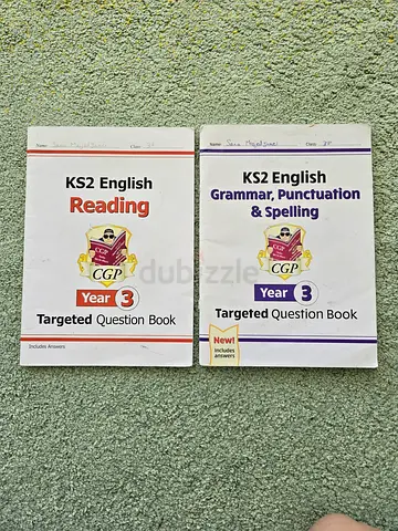 CGP KS2 English Targeted Question Books - Year 3 Reading  Grammar/Punctuation/Spelling (Pair)