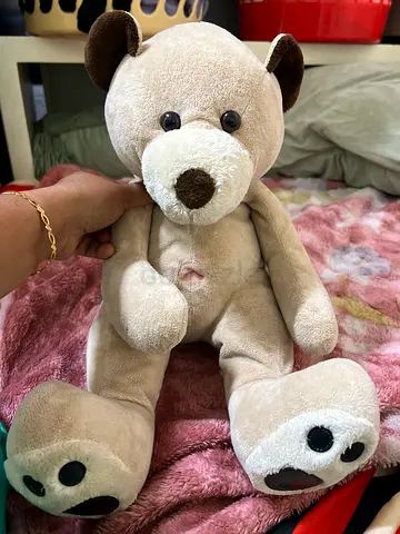 Light brown plush teddy bear - gently used