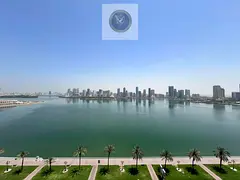 Largest 3BHK in Al Majaz 3 for annual rent with sea view terrace free parking master rooms built in