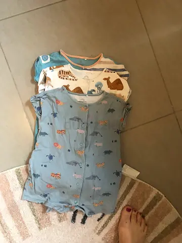 Multiple baby clothes