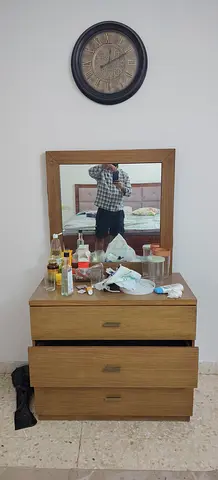 Dresser with mirror
