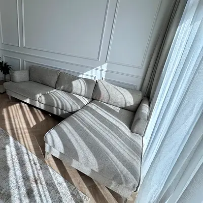 L shape ikea 3 seater sofa