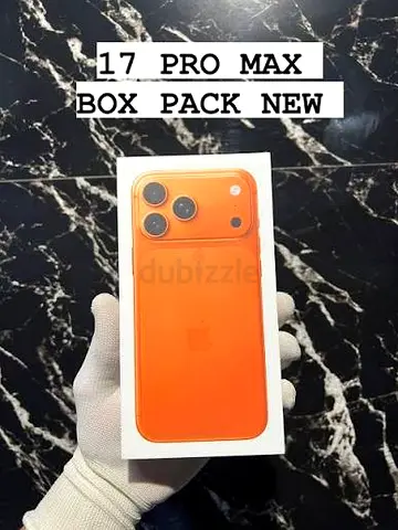 iPhone 17 Pro Max (Sealed Box) - Brand New Orange 2 physical