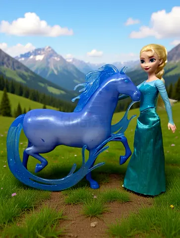 Disney Frozen 2 Elsa Doll and Nokk Figure