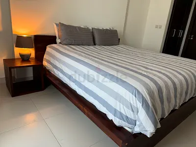 Modern Wooden Bed Frame with Headboard by Weylandst