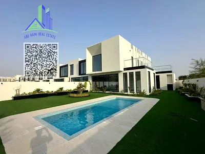 فيلا فاخرة للبيع في الزوراء عجمان | 4 غرف ماستر ومسبح خاص مطلة على الجولف