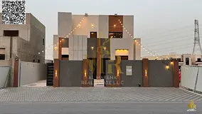 Luxury villa in Al Helio featuring a ground-floor bedroom and spacious rooftop for the first time,
