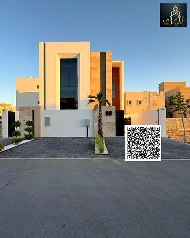 فيلا فاخرة للبيع في الحليو 2 بعجمان 4 غرف ماستر مع رووف وخزائن حائط شاملة المكيفات وتوصيل الكهرباء والمياه