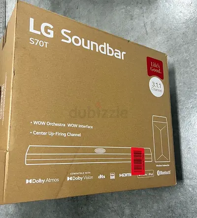 LG S70TY 3.1.1-Ch QNED TV Matching Soundbar Dolby Atmos Wireless Subwoofer