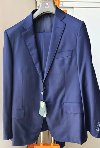 Sacoor Brothers  Men’s 2-PC SUIT (Brand New with Tags) Blue Colour