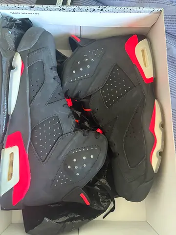 Jordan 6 infrared black 2014 BRAND NEW 11.5 US /  45.5 EU