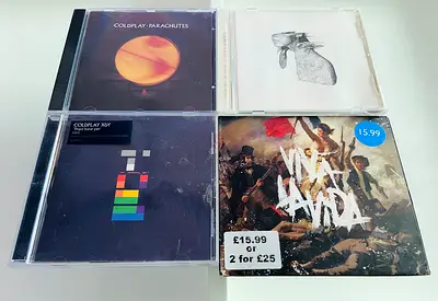 4 Coldpl@y Music CD’s