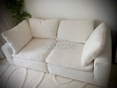 Perfect condition marina home white cloud sofa