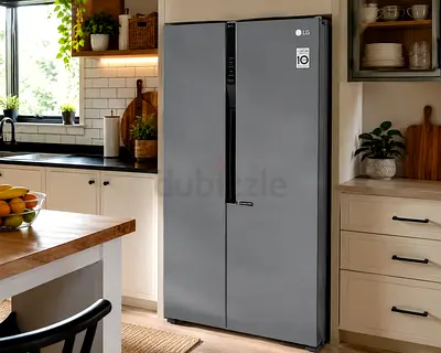 LG Brand Latest Model Double Door Side By Side Fridge Freezer Capacity 680 Liters