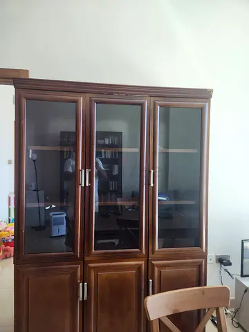 Display Cabinet with Three Glass Doors - Good Condition