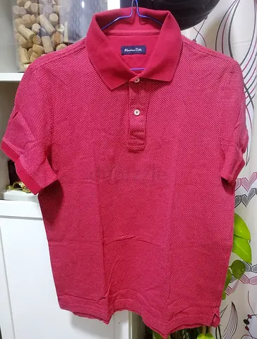 Massimo dutti Red mens casual polo shirt - medium