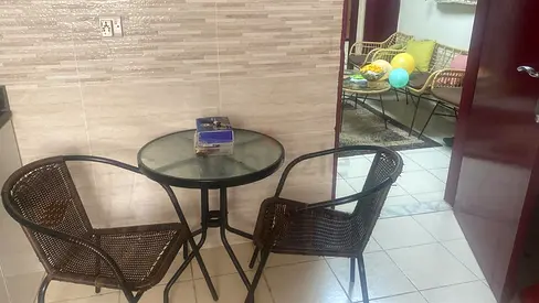 Breakfast table