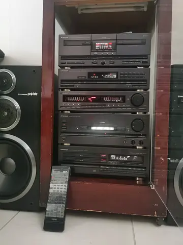 Rare Pioneer Private B7 Vintage Japanese Hi-Fi Stereo System + Original Remote (Full Stack)