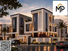 Luxury corner villa in Al Yasmin, Ajman, at a special price and in a strategic location close to Dub