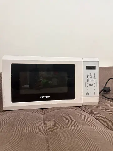Krypton White Microwave Oven - Used, Good Working Condition