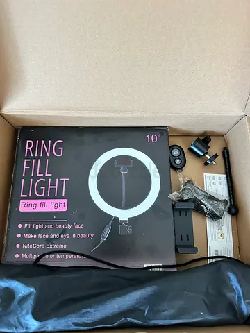 💡 10” Ring Fill Light – Full Set | Brand New
