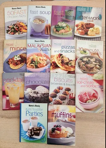 Womens Weekly Cookbook Collection - assorted recipe booklets (set)