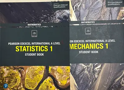 IAL Edexcel Mechanics 1 and Statistics 1 Textbooks for Sale