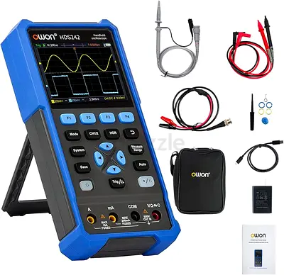 OWON Oscilloscope 2 in 1 Universal Test Instrument, Professional LCD Display Screen