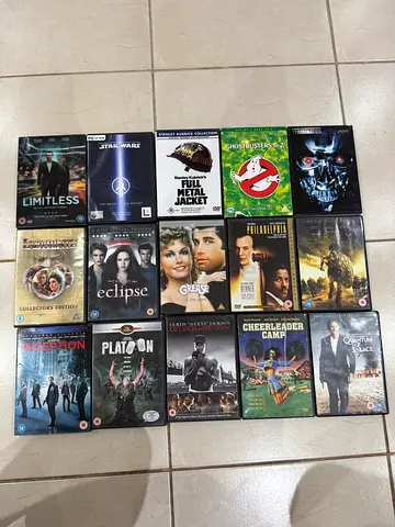 15 movies CDs