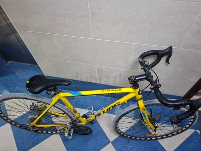 Yellow X-Race Road Bike - Lightweight Frame