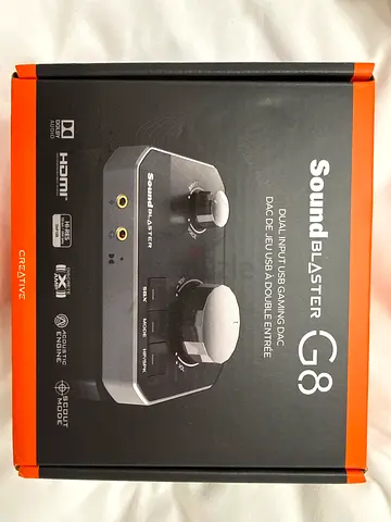 Creative Sound Blaster G8 USB Gaming DAC - Boxed